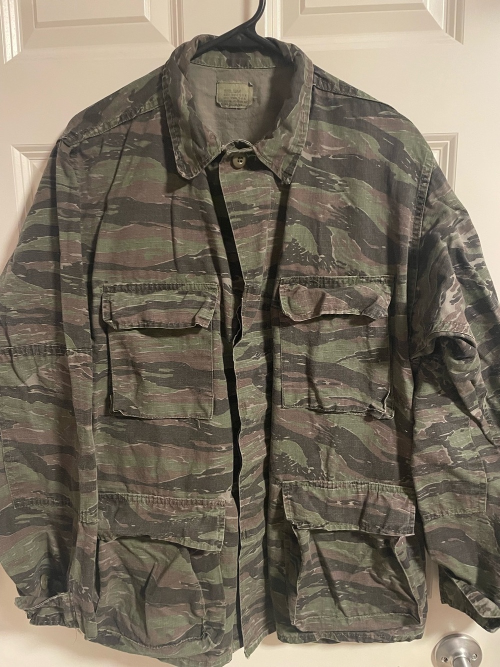 Vintage tiger camo shirt